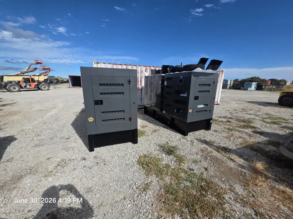 Two new enclosed Central Pacific Power generators